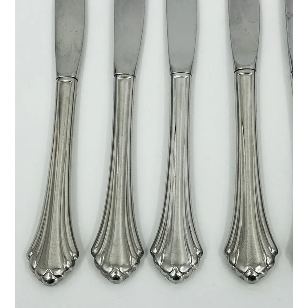 Oneida USA Bancroft Set of 7 Butter Knives Flatware Stainless Steel 9